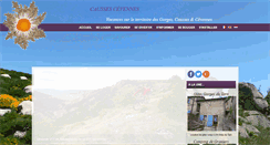 Desktop Screenshot of causses-cevennes.com