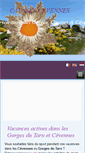 Mobile Screenshot of causses-cevennes.com